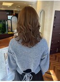 ブリーチ無しミルクティー