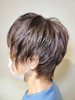 松本平太郎美容室 国立店 シャギーショートレイヤー/30代40代50代60代