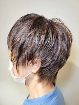 松本平太郎美容室 国立店 シャギーショートレイヤー/30代40代50代60代