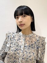 ピークアブー アヴェダ アトレ恵比寿(PEEK-A-BOO AVEDA)&nbsp;ワイドバング/ボブ/ミニボブ/暗髪/前髪あり/結婚式アレンジ/20代