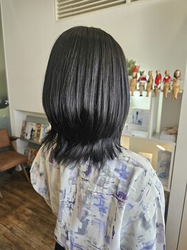 ビフィーノ イーリス 川西店(bifino iris) ミディアムウルフ♪