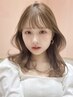 顔周りカット+カラー+＋超音波アイロンTr ￥10500