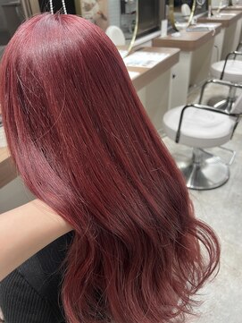 ボタン ハカタ(VOTAN hakata) 【前田七音】ブリーチ/チェリーピンク/韓国ヘア/レイヤーカット