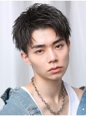 【清潔感抜群】アップバングショート