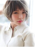 美髪デザインカラーフェイスフレーミングハイライト暗めカラー