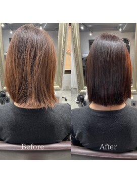 アヤメ 巣鴨店(ayame) 髪質改善_ボブ_ブラウンカラー_巣鴨