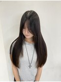 レイヤーロング　艶カラー　艶髪