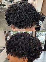 ラヴィラ(la villa)&nbsp;縦落ちツイスパ刈り上げマッシュ(小山市/ツイスパ/小山市美容室)