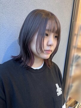 ムーブヘアウィル(MOVE HAIR will) グレージュ×ピンクラベンダー
