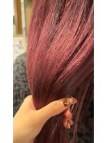 美容室 アイディー i-dee&nbsp;ブリーチあり暖色カラー/ボルドー