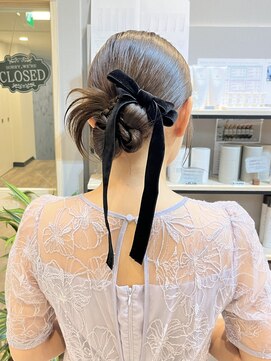 オーセンヘア(AUTHEN.HAIR) リボンカチモリアレンジ◎