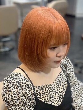 アウラ(AURA) 盛岡ダブルカラーブロンドハイトーンミルクティーベージュ韓国