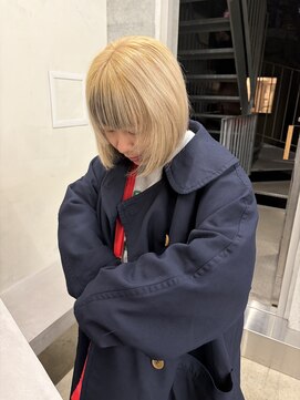 キーチェ 梅田中崎町(keych) ハイトーンカラー/レイヤーボブ[中崎町/梅田駅］