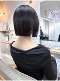 切りっぱなしボブ
