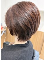 ラフテル(RAFTEL)&nbsp;【RAFTEL 鴨井】ショートボブ×オレンジブラウン