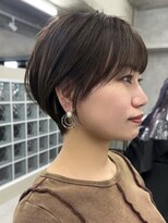 ガーデンタチカワネクスト(garden tachikawa next) 大人上品耳掛けマッシュショート丸みショート20代30代40代