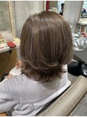 ハイトーンで白髪ボカシ