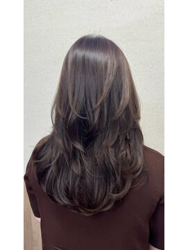 エスドットブルーム 梅田店(S.BROOM) 韓国風レイヤーカット×ショコラブラウン