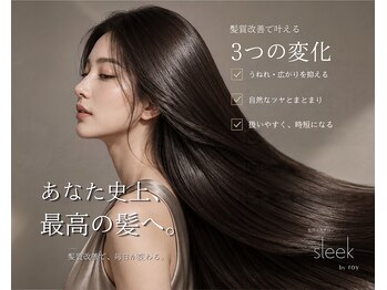 スリーク バイ ロイ 円町本店(sleek by roy)の写真/【髪質改善特化サロン】自然な仕上がりが人気の秘密☆手触り抜群で自分史上最高の美髪ストレートへ◎