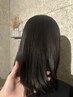 【AMI限定】自然なストレートへ導く縮毛矯正◎カット無し 8000円