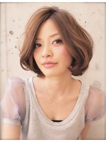 前髪長めボブ