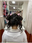 お団子ツイン