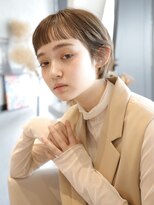 エムスラッシュ 新百合ヶ丘(M.SLASH) M.SLASH新百合ヶ丘/オン眉/シースルーバング/カーキベージュ
