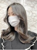 Liberte銀座 大人可愛い小顔ミディアム×ミルクティーブラウン