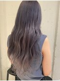 ロング×ラベンダーアッシュ