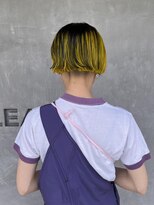 クリアーオブヘアー 本山店(CLEAR of hair)&nbsp;刈り上げ×ボブ×デザインカラー
