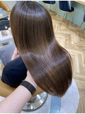 【Lond佐野】美髪ストレートヘア大人かわいいネビージュ