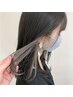 カット+イヤリングデザインカラー+3ステップTR ￥18500→