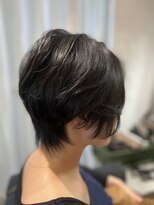 30代40代50代大人可愛い透明感ショート黒髪ボブウルフ◎代官山