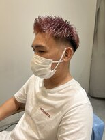 エクファフォーメン(EX-FA FOR MEN)&nbsp;スキンフェード×ピンクカラー