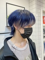 エイトヘアー(8 HAIR) blue × inner white