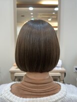 ベルプロッドバイアルター 千葉(bel. prod by aL-ter)&nbsp;【bel.高野】グレージュカラー/シルキーベージュ/斜めバング