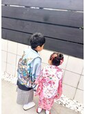 七五三5歳3歳♪ヘアセット、着付け承ります！