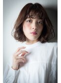 大人美人抜け感ニュアンスパーマ小顔Aラインボブt大宮30代40代