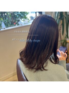 オンリー ヘア(ONLY HAIR) 触りたくなる柔らか質感・アッシュグレージュ