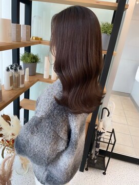 ジーナ 船橋(Zina) 髪質改善＊ロングレイヤーグレーベージュ＊美髪【Zina船橋】