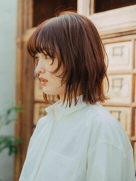 エーバイフー 江坂店(A BY WHO) A BY WHO江坂/ウルフミディ/透明感カラー