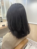 ユニバーストーキョー 池袋西口店(universe tokyo)&nbsp;暗髪ダークパープル　(池袋西口/ケアカラー/髪質改善)