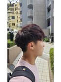 マッシュ×ナチュラルパーマ