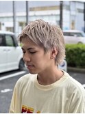 スパイキーショート【ハイトーン/ブロンド/宇都宮】
