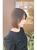 内巻きボブ