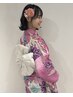 ［夏季限定］ヘアアレンジ＋浴衣着付け　　￥7700 ※電話予約のみ
