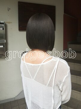 コレットヘアー ザモリオカ(Colette HAIR the MORIOKA) -kanna-透明感グレージュ×ぱつっとボブ♪