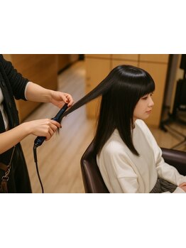 【完全マンツーマン施術】丁寧なカウンセリングで髪のお悩みに寄り添い、あなたの”なりたい”を叶えます。