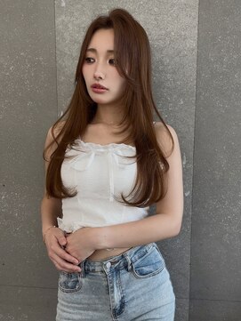 ロンドミラー 博多店(Lond Mirror) ミディアムヘア/暗めカラー/デザインカラー/グランマッシュ