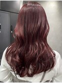 赤髪/艶髪/髪質改善/ブリーチなし/韓国レイヤー/オージュア